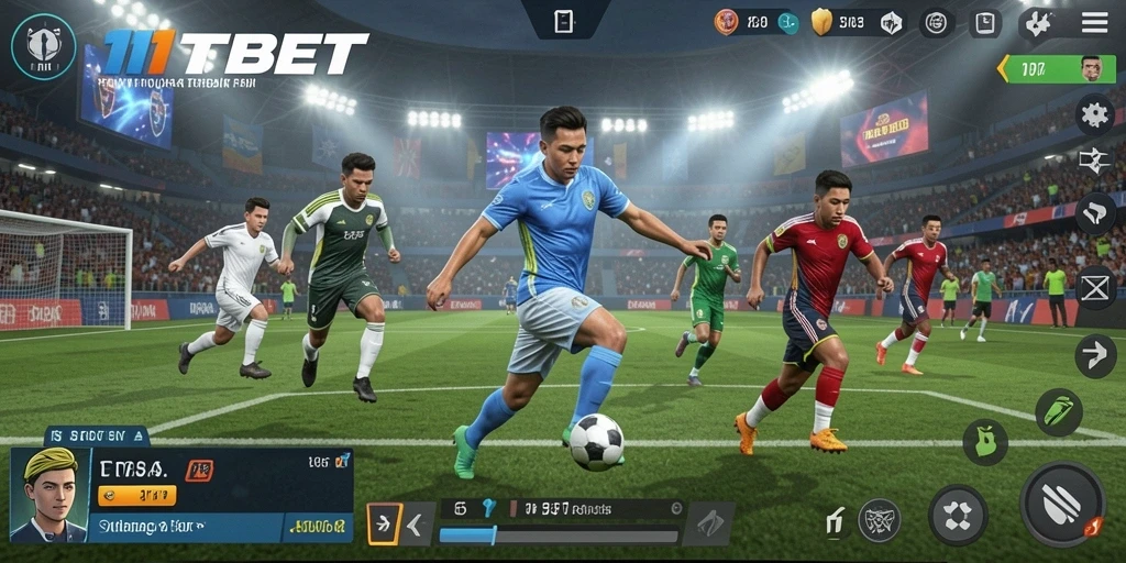 Screenshot 11TBET menampilkan gameplay yang mendebarkan dalam olahraga.