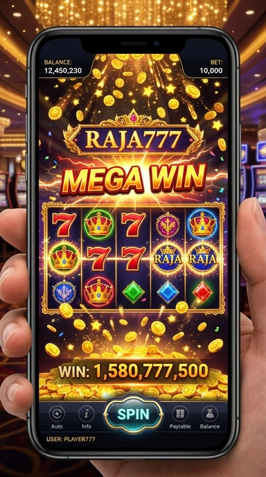 Proses pengunduhan yang cepat di aplikasi raja777 untuk semua pengguna.